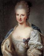 unknow artist Portrait of Amalie of Zweibrucken-Birkenfeld oil painting reproduction